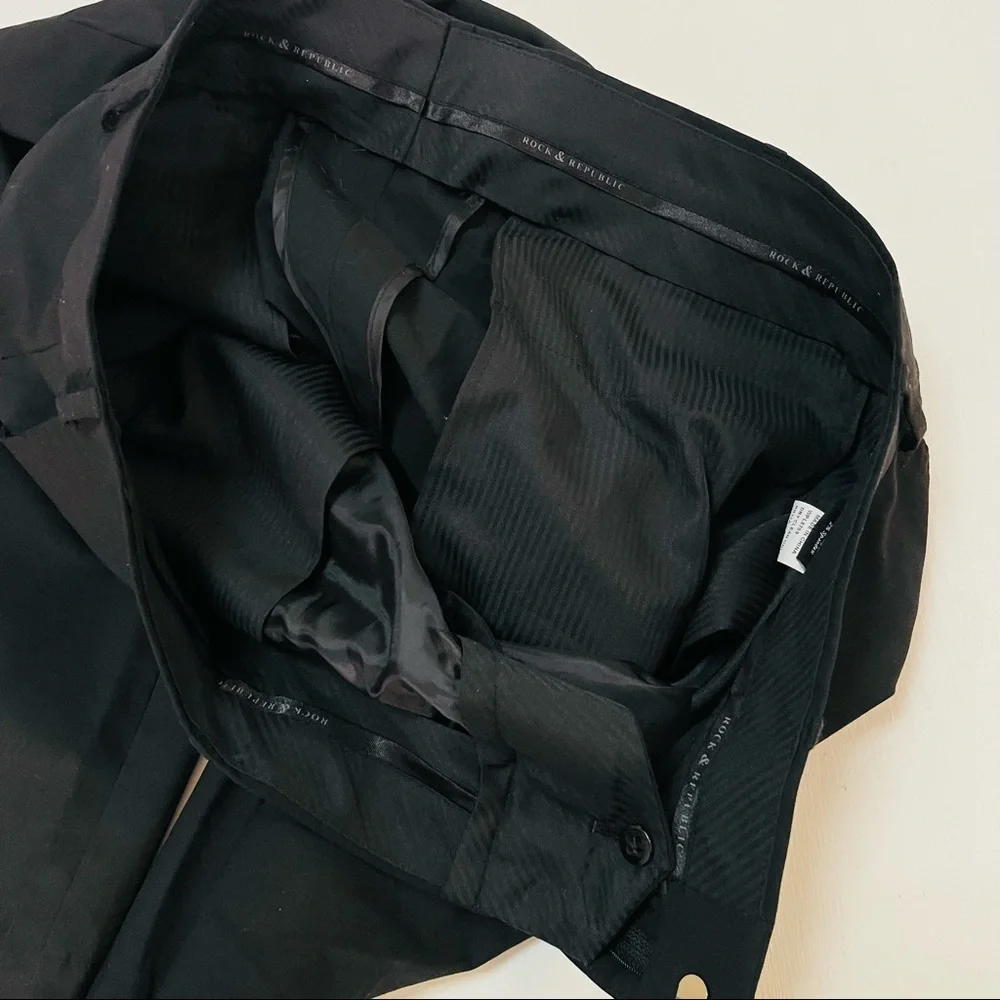 ROCK REPUBLIC dress pants size 38x32 black - Picture 7 of 9